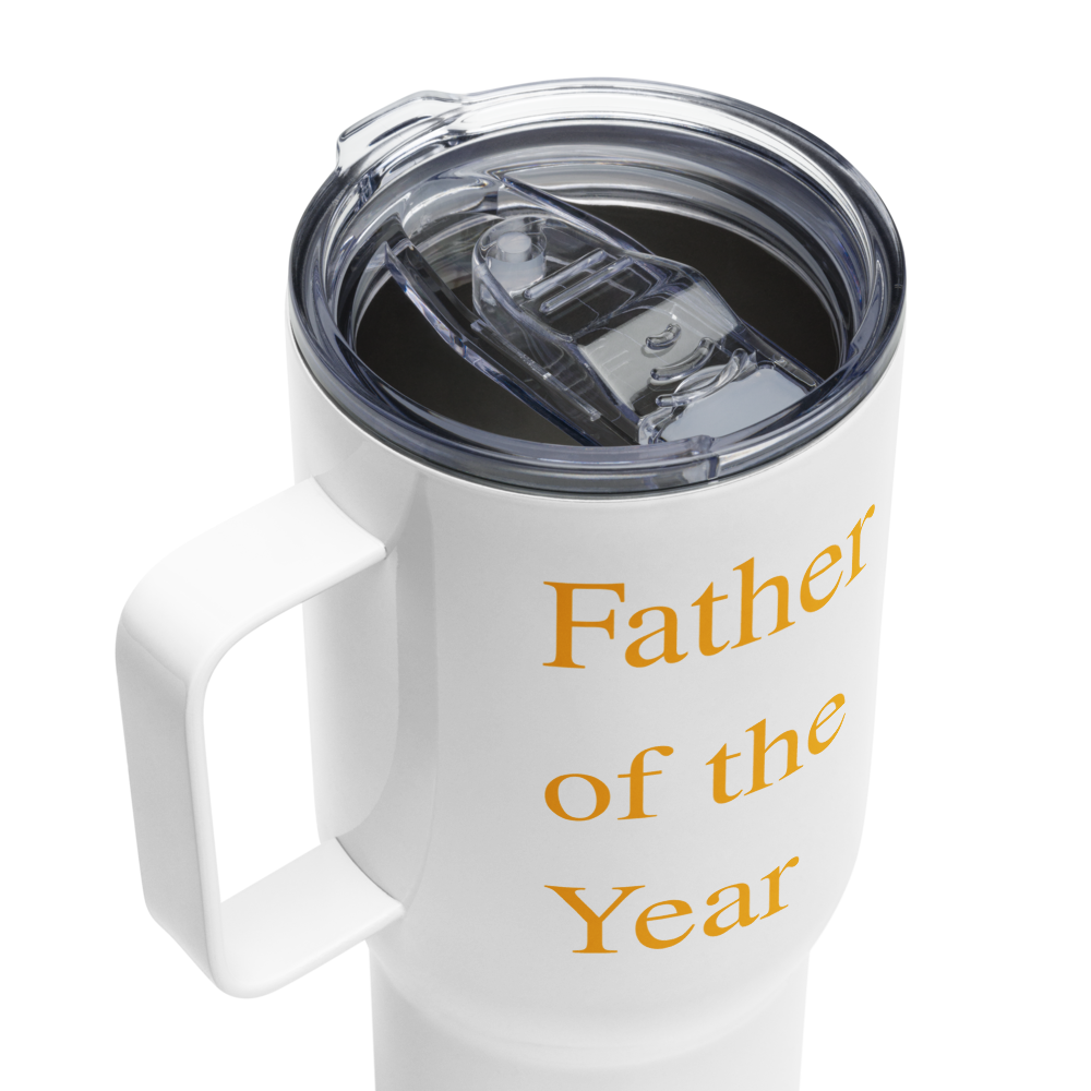 Father of the Year- Gold- Travel mug
